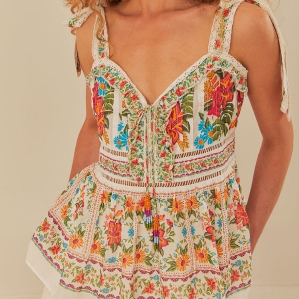Floral Multicolor Women's Top